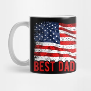 Best dad ever Father's day patriotic dad Mug